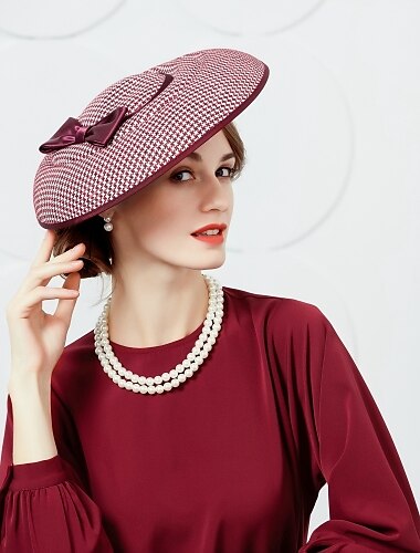  Seide / Twill-Webart Kentucky Derby Hut / Hüte mit 1 Hochzeit / Party / Abend / Tee-Party Kopfschmuck