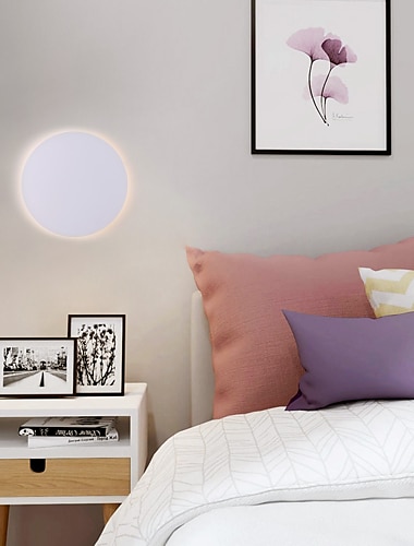  lightinthebox luces de pared led mate para interiores lámpara de pared de hierro minimalista para sala de estar dormitorio 110-120v 220-240v 6 w / led integrado / certificado ce