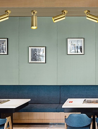  1-Licht 6 cm kreative Spot Light Metal Mini Messing künstlerisches Land 110-120v 220-240v