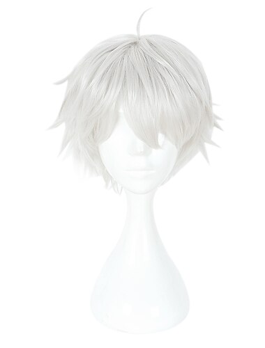  Tokyo Ghoul Ken Kaneki Cosplay Περούκες Unisex 14 ίντσες Ανθεκτική στη Θερμότητα Ίνα Anime Περούκα  Άλλες Περούκες Χαλοουίν