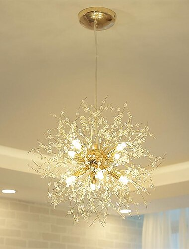  OYLYW 8-Licht 40 cm Ministil Kronleuchter Metall Sputnik Galvanisierung LED / Schick & Modern / Kugel 110-120V / 220-240V