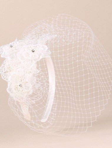  Accessoires de Tête Voile en Maille Chapeau Mariage Casual Tea Party Saint-Valentin Course de Chevaux Rétro Romantique Classique Avec Coiffure de Voile en Tulle à impressionner Journée de Course