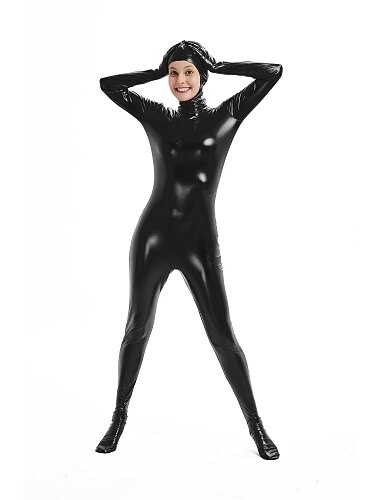  Zentai öltöny Szerepjáték Jelmezek Cicaruha Farsangi jelmez Overall Férfi Női Nem Egyszínű Latex Spandex Lycra Ruha mert Mindszentek napja Farsang Álarcos mulatság Felnőttek