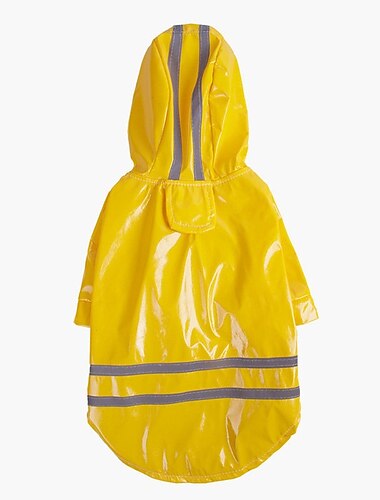  Hund Katze Regenmantel Jacke Reflexionsband Welpenkleidung Regenjacke Mode Wasserdicht Winddicht Trendy Reflektierend Wasserdicht Outdoor Hundebekleidung