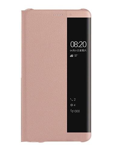  Handy Hülle Handyhüllen Für Huawei P40 P30 P20 Pro Lite Mate 40 30 20 Pro Honor 20 Pro Ganzkörper-Gehäuse Ledertasche Klappetui Flipbare Hülle mit Sichtfenster Durchscheinend Einfarbig Hart PU-Leder