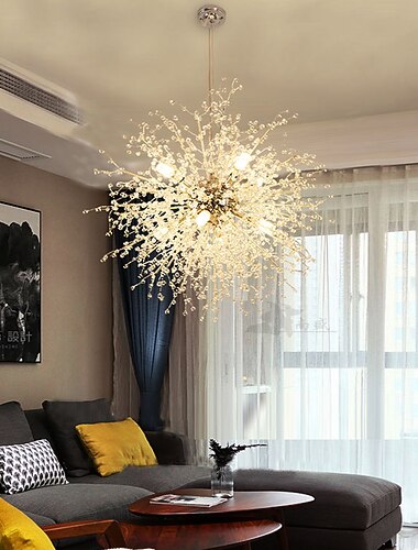  70 cm Ministil / Ögonskydd / Kreativ Ljuskronor Metall Cirkelrunda Krom / Elektropläterad Moderna 110-120V / 220-240V