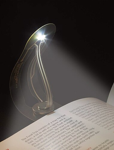  brelong led signet lumière ultra-mince livre doux lumière clip portable enfants lecture protection des yeux portable cadeau idéal cre'a'ti've
