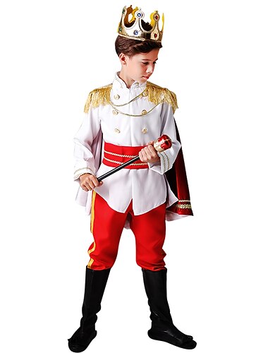  prins Charmig Kappa Byxa Kläder Klassisk & Tidlös Elegant och lyxigt Film-cosplay for Pojkar Barn Karnival Maskerad