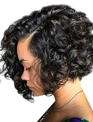  100% שיער בתולי תחרה פאה קדמית שיער ברזילאי פאת גלים רופפת בוב 130% 150% 180% צפיפות עם שיער תינוק נשים פאות תחרה שיער בינוני באורך בינוני