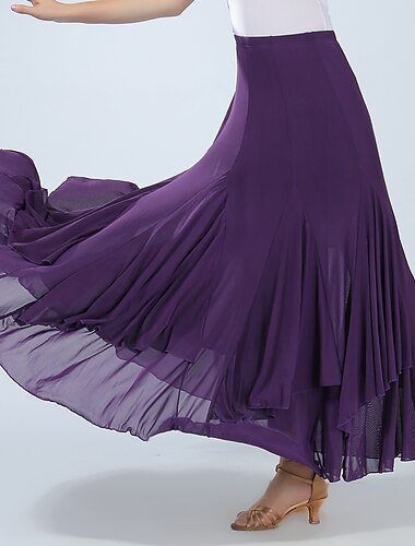  ריקודים סלוניים חצאיות סלסולים בגדי ריקוד נשים הדרכה הצגה גבוה ספנדקס