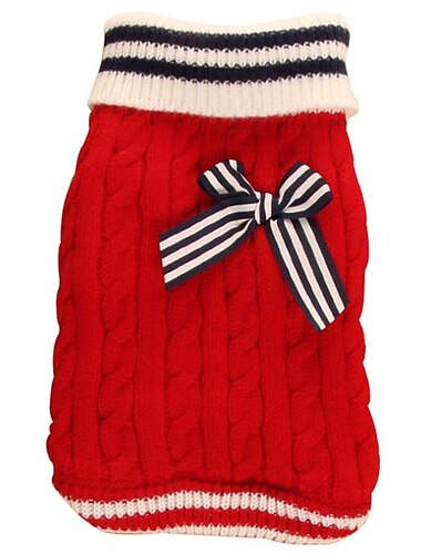  Chien Pull Vêtements pour Chiot Tressé / Cordon Hiver Vêtements pour Chiens