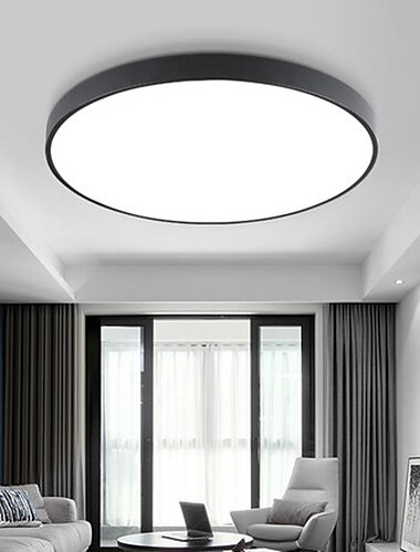  Luz de techo led de 30 cm básico moderno mate de múltiples sombras regulables luces de montaje empotrado tazón de plástico acabados pintados ac110-240v