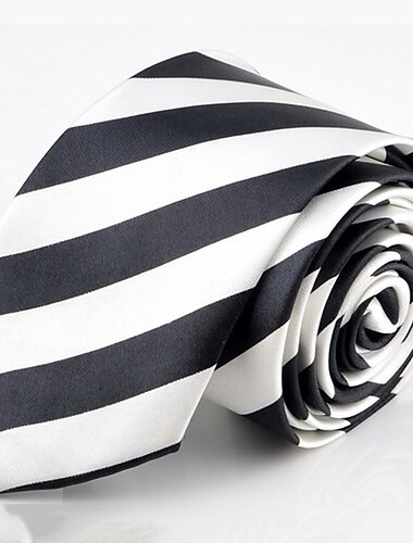  Муж. Галстуки Для офиса Полоски Официальные Бизнес