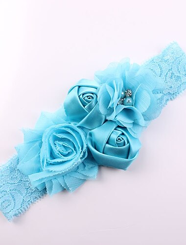  Baby Mädchen Grundlegend / Süß Sonnenblume Gestreift Kunstseide Haarzubehör Blau / Purpur / Rosa Einheitsgröße / Halstücher