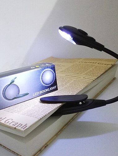  BRELONG® Luz de libro Ajustable / Emergencia / Fácil de Transportar Botón con pilas 1pc