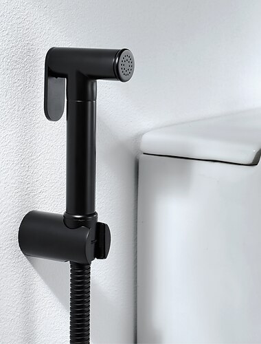  bidet monotrou en laiton finitions peintes toilettes noires pulvérisateur de bidet à main autonettoyant pistolet de pulvérisation propre contemporain