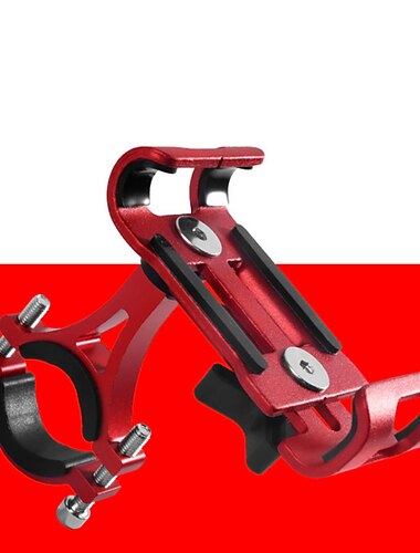  sykkeltelefonfeste antiskli justerbar / uttrekkbar universal for landeveissykkel terrengsykkel mtb aluminiumslegering sykkelsykkel svart rød blå