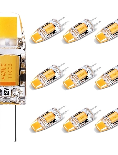  10 قطعة 1.5 واط مصابيح LED ثنائية الدبوس 150 lm G4 1 حبات ليد قطعة خبز أبيض دافئ جميل 12 فولت