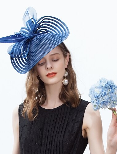  Elegant Derby Helm Tovenaar Vriendelijke vrouw Kostuum Dames Carnaval Feest Derby Bruiloft Volwassenen Tovenaar Lente zomer