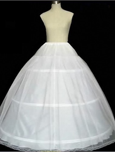  Élégant Rococo Victorienne Jupe à cerceaux Sous jupe Crinoline Princesse Mariée 3 cerceaux Princesse Femmes Royal Halloween Mascarade Mariage Soirée Carnaval de Venise Adulte Jupon