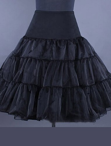  Klassische Lolita 1950er Cocktailkleid Kleid Reifrock Krinoline Krinoline Balletttänzer Einfarbig Prinzessin Damen Mädchen Hochzeit Party Junggesellinnenabschiedsparty Erwachsene Unterrock