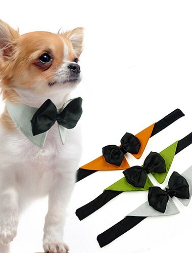  Hunde Katzen Halskette Welpenkleidung Krawatte / Fliege Kopfbedeckungen Schleife Hundebekleidung for Mops Bichon Frise Pekinese Shih Tzu Dackel