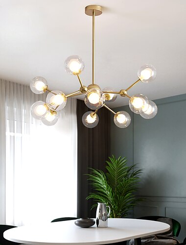  90 cm vierkante design kroonluchter metalen industriële geschilderde afwerkingen moderne nordic stijl 220-240v