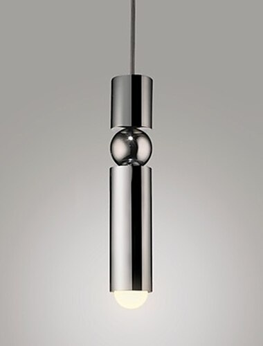  6 cm luci a sospensione a led isola luci design singolo cilindro in metallo galvanizzato moderno 220-240v