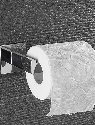 מחזיק נייר טואלט עיצוב חדש / נדבק לבד / יצירתי עכשווי / מודרני מתכת 1pc - חדר אמבטיה מותקן על הקיר