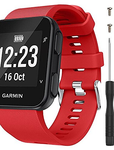 Ремешок для часов для Garmin Forerunner 30/35 силиконовый Замена Ремень Дышащий Спортивный ремешок Браслет