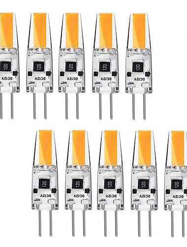 LED Stiftsockel G4, kwb 10 stücke 3 watt g4 led bi-pin basis 12 v glühbirne warmweiß und weiß halogen g4 30 watt led ersatz