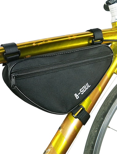  B-SOUL 1.8 L Sac Cadre Velo Sac à armature triangulaire Portable Durable Sac de Vélo Térylène Sac de Cyclisme Sacoche de Vélo Cyclisme Vélo de Route Vélo tout terrain / VTT Extérieur