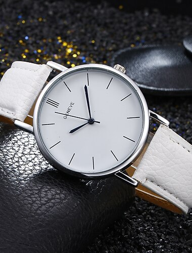  Armbanduhr Quarz uhr für Herren Analog Quarz Mode Geschäftlich Minimalistisch Klassisch Sport Geschäftlich Analog Plastik Leder