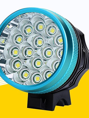  luz led bicicleta luz frontal bicicleta led bicicleta bicicleta super brilhante bateria recarregável 18650 12800 lm baterias recarregáveis 110-240v 18650 bateria de lítio branca