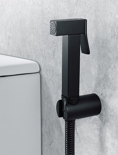  Bidet monotrou en cuivre toilette noire pulvérisateur de bidet à main autonettoyant ensemble de pistolet de nettoyage contemporain