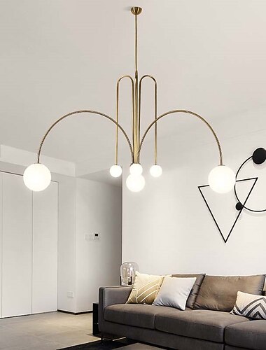 Lampadario design singolo 130 cm metallo geometrico industriale novità finiture verniciate artistico 110-120v 220-240v