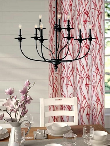 73 cm enkele design kroonluchter metaal mini geschilderde afwerkingen traditioneel / klassiek landelijk 220-240v