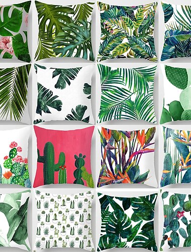  kussenhoes 1pc zachte decoratieve vierkante sierkussen cover kussen case faux linnen kussensloop voor sofa slaapkamer superieure kwaliteit mashine wasbaar pack van 1 voor sofa couch bed stoel groen