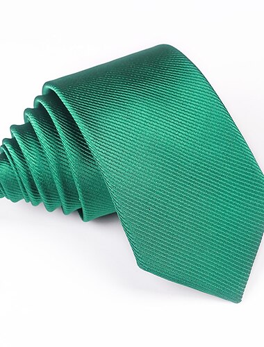  עניבות בסיסיות לגברים בצבע אחיד בצבע כסף צהוב בהיר שחור 2024