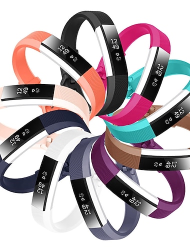  Ver Banda para Fitbit Alta HR Fitbit Ace Fitbit Alta Silicona suave Reemplazo Correa Ajustable Transpirable Correa Deportiva Pulsera