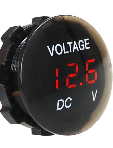  DC 12 v-24 v digitale panel waterdicht en stofdicht voltmeter digitale display voor truck auto motorfiets suv boot atv refit accessoires