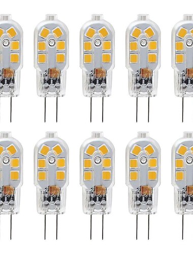  zdm g4 2.5w lampadina led confezione da 10 led bi-pin g4 base 20w sostituzione lampadina alogena bianco caldo / bianco freddo dc12v