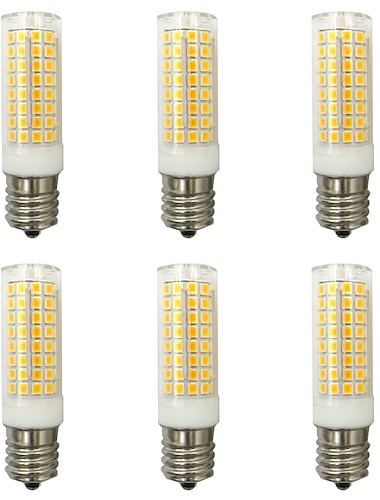  6шт 10 W LED лампы типа Корн 1000 lm E14 G9 E12 T 102 Светодиодные бусины SMD 2835 Тёплый белый Холодный белый 220-240 V 110-120 V