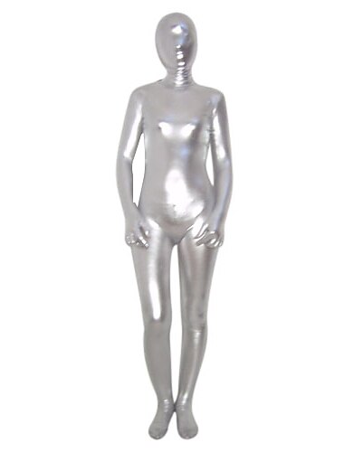  Glänzende Zentai-Anzüge Cosplay Kostüm Catsuit Karnevalskostüm Ganzkörperanzug Herren Damen Sex Sexy Kostüm Einfarbig Elasthan Latex Kostüm für Erwachsene