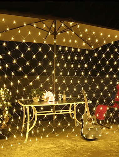  luci nette a led luci della stringa della tenda 6mx4m 672leds 3mx2m 200leds 1.5mx1.5m 96leds bianco caldo bianco blu multi colore per la decorazione del partito della stanza collegabile 220v
