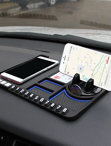  Multifunktionsautoantirutschmatte rutschfestes Telefon klebrig rutschfestes Schlagbergtelefonsilikonautoboard-Mattenauflage