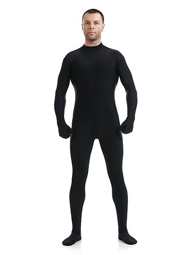  Zentai-Anzüge Ganzkörperanzug Bodysuit Karnevalskostüm Ganzkörperanzug Paar Herren Damen Sex Einfarbig Elasthan Lycra Kostüm für Halloween Erwachsene