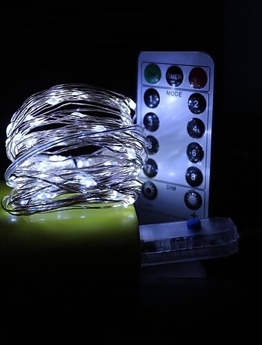  Elegante recepción de boda fiesta 1pcs USB 10m 100leds luces de cuerda LED coloridas a prueba de agua luces de alambre de cobre para fiestas decoración de bodas