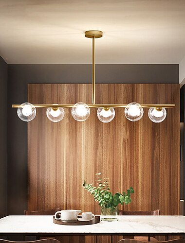  Lustre design ligne 98 cm îlot en métal finitions peintes style nordique moderne 220-240v