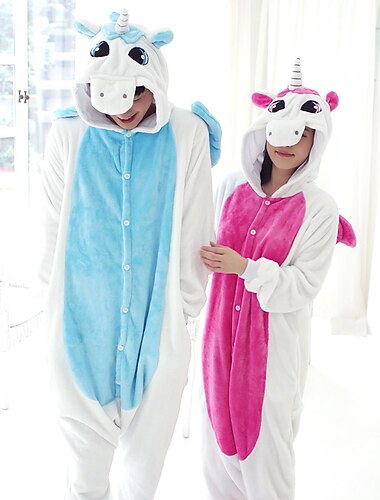  מבוגרים חיה תלבושת קבוצתית תחפושת Onesie תחפושת קרנבל חַדקֶרֶן פיג'מה אוברול פיג'מת קיגורומי ל גברים ונשים קרנבל קָרִיקָטוּרָה